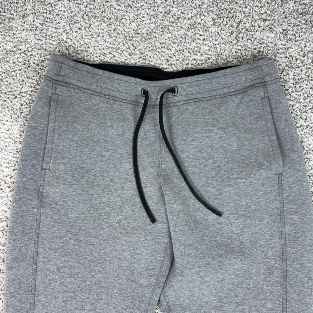 Lululemon Pants Womens 12 Gray‎ High Rise Jogger Sweatpants Pockets Yoga Gym